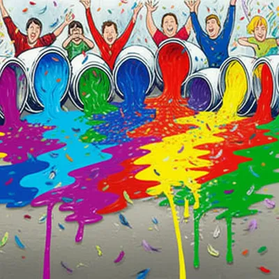 Illustration riotous