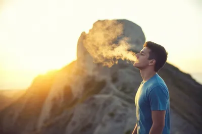 Illustration exhalations