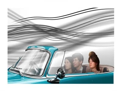 Illustration windshield