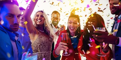 Illustration partying