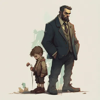 Illustration pansies - Image 1