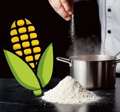 Illustration cornstarch