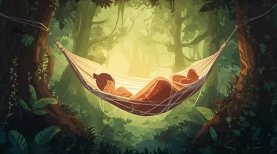 Illustration cocooned