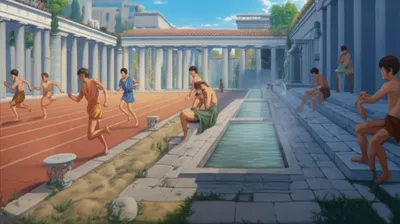 Illustration gymnasia - Image 1