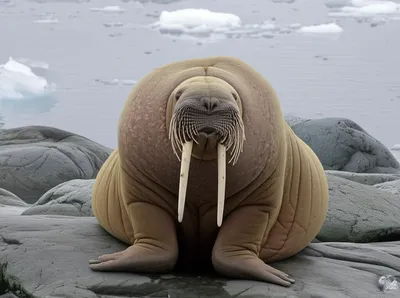 Illustration walrus - Image 1
