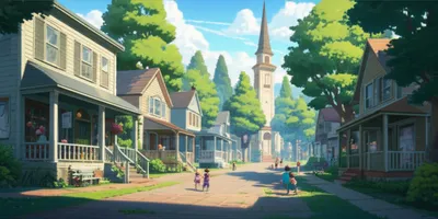 Illustration township - Image 1