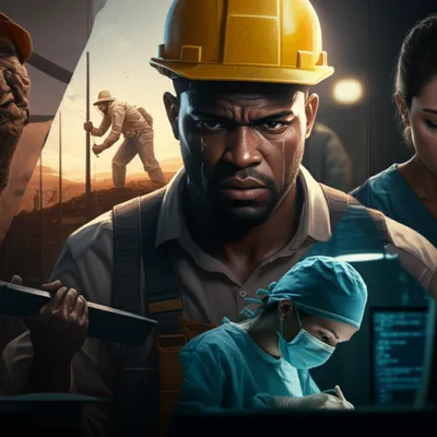 Illustration travail - Image 1