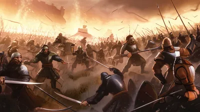 Illustration warlike