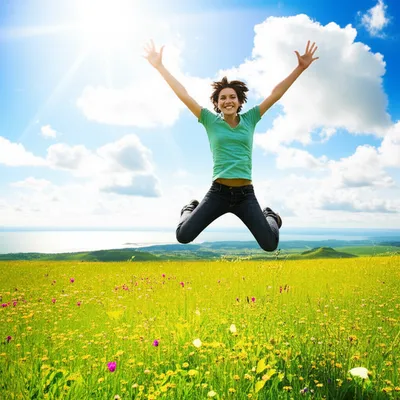 Illustration exhilarating