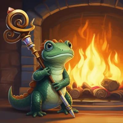 Illustration salamander - Image 1