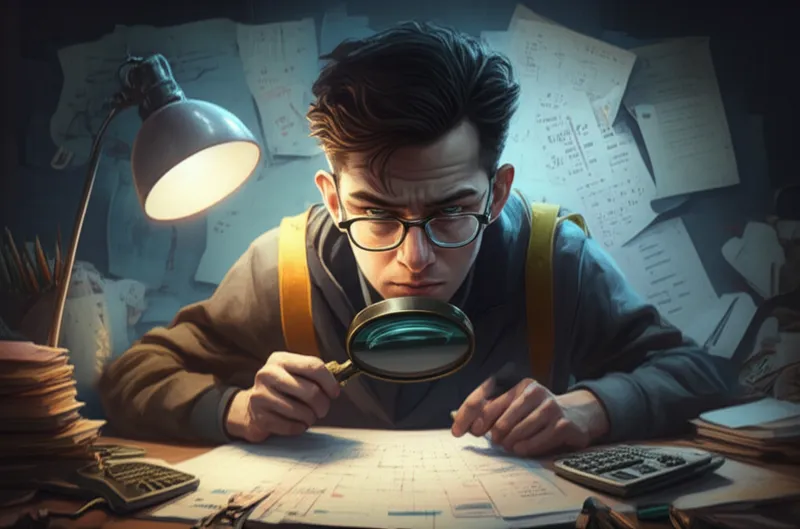 Illustration visuelle du mot « examinant » - Examinateur, examinateur