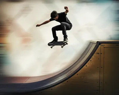 Illustration halfpipe