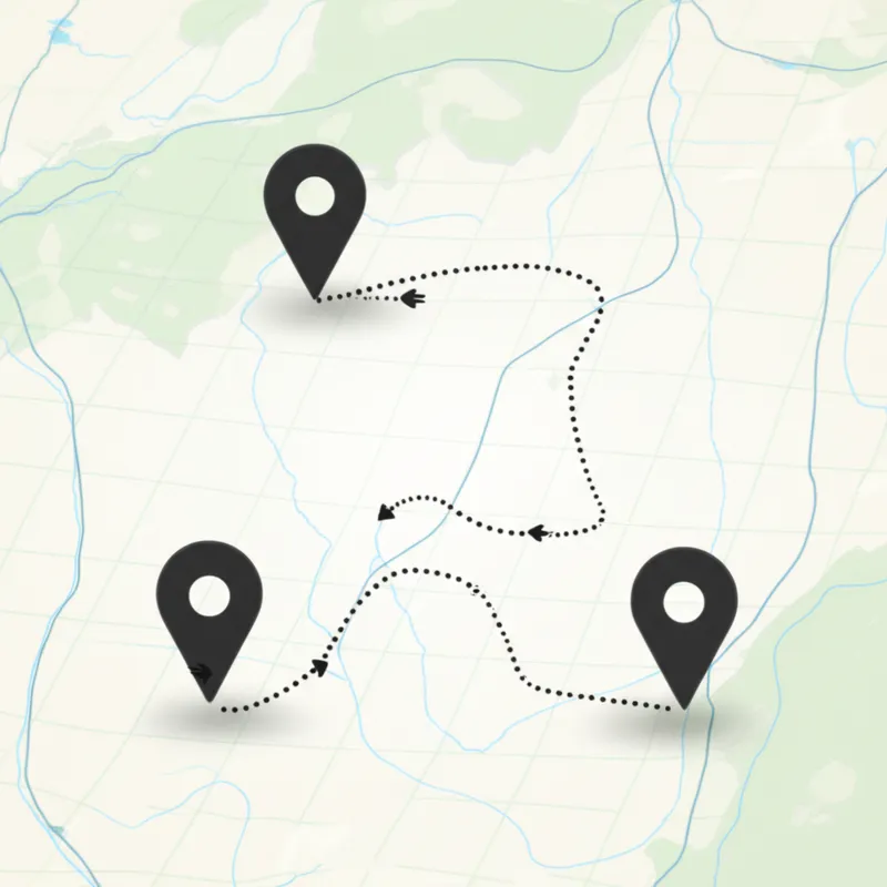 Visuelle Darstellung für das Wort „navigate" - Navigieren, steuern
