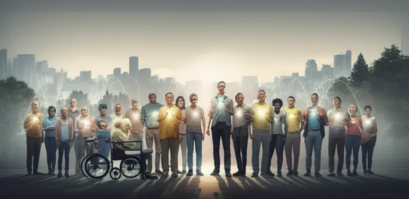 Illustration visuelle du mot « everyone » - Tout le monde, chacun