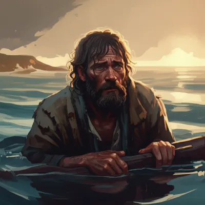 Illustration castaway - Image 1