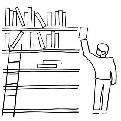 Illustration shelving - Image 1