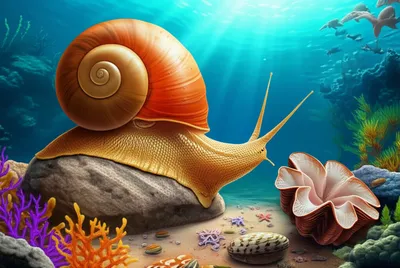 Illustration mollusc