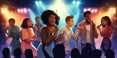 Illustration singers - Image 1