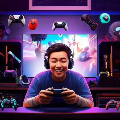 Illustration gamer - Image 1