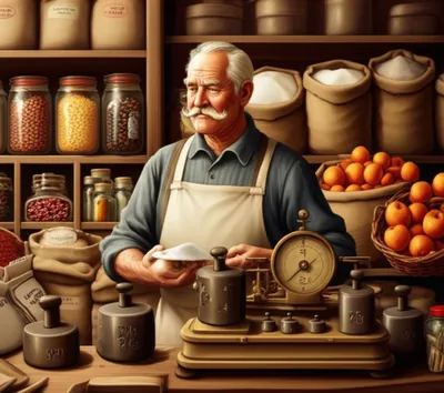 Illustration avoirdupois - Image 1