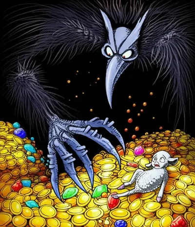 Illustration raven - Image 1