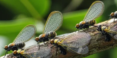Illustration cicadas