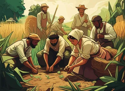 Illustration peasant