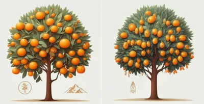 Illustration persimmons - Image 1