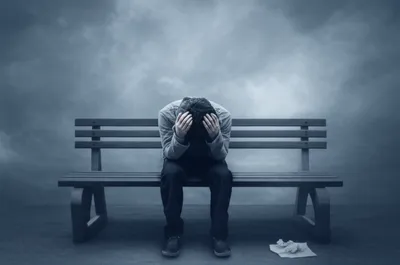 Illustration despairing - Image 1