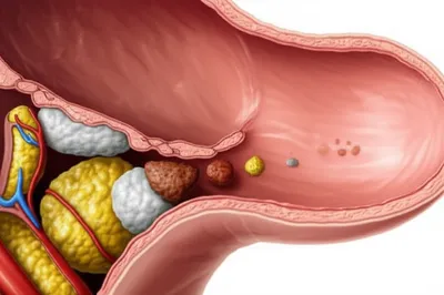 Illustration gallstones