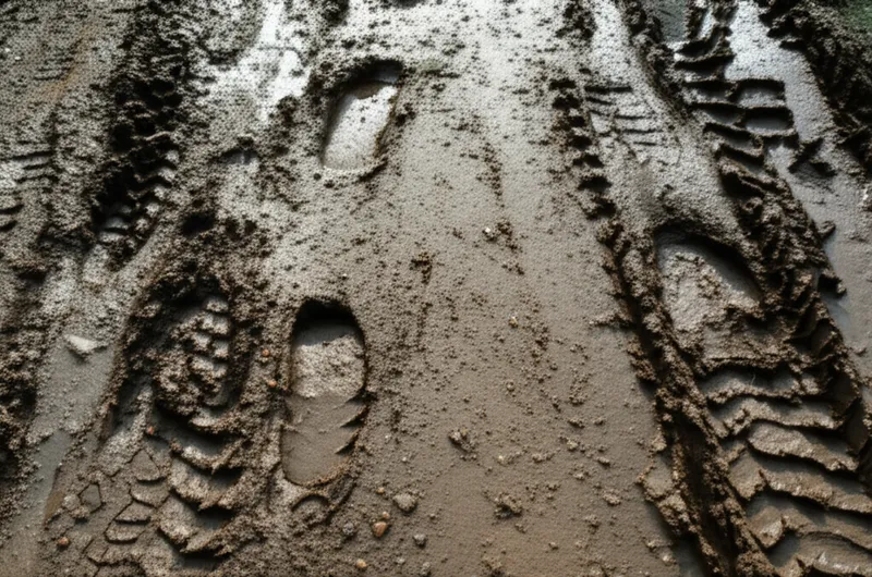 Illustration visuelle du mot « treading » - Marcher sur, piétiner