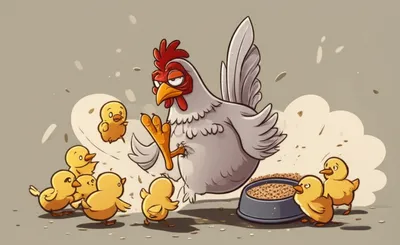 Illustration squawking - Image 1