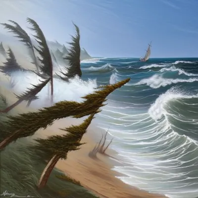 Illustration northeasterly - Image 1