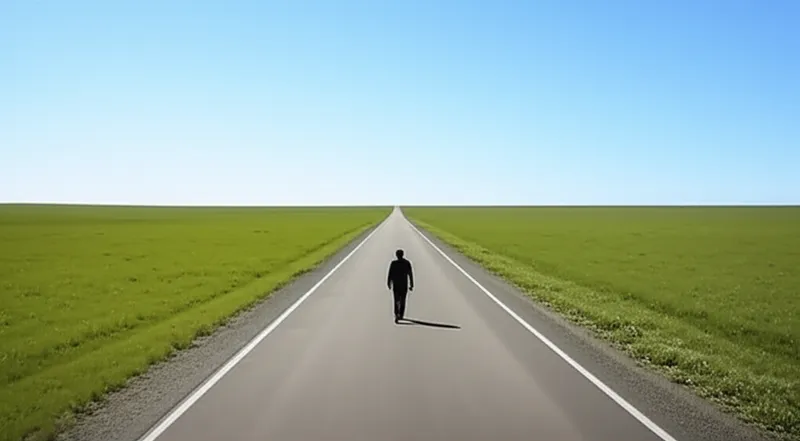 Visuelle Darstellung für das Wort „straightforward" - Geradlinig, direkt