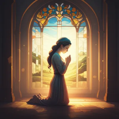 Illustration devout - Image 1