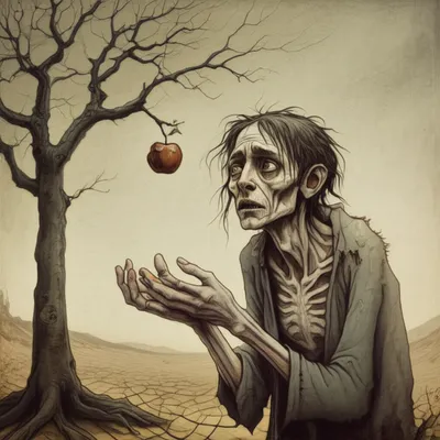 Illustration starved - Image 1