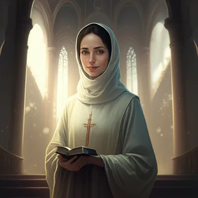 Illustration priestess - Image 1