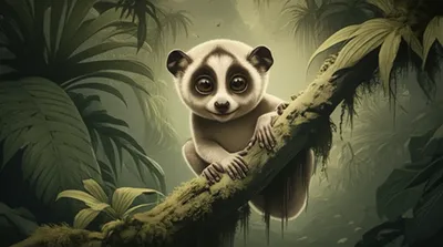 Illustration lemur - Image 1