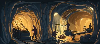 Illustration goldmines