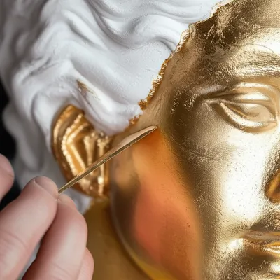 Illustration bronzed