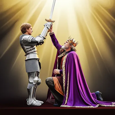 Illustration knighting - Image 1