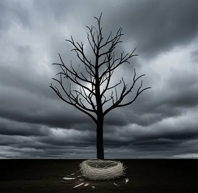 Illustration bereaved