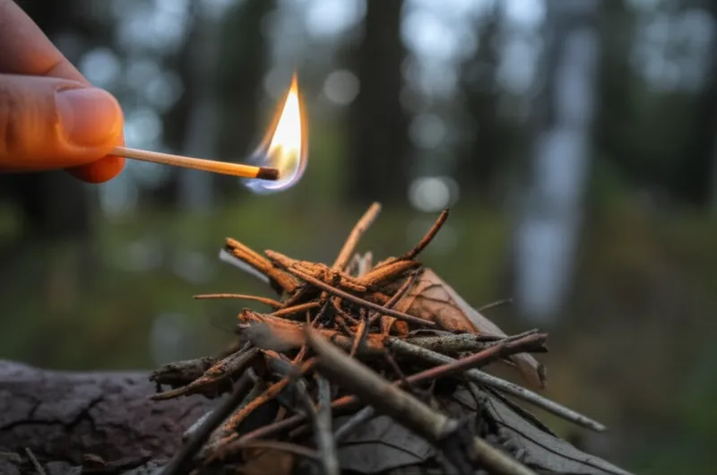 Visual illustration for the word "combustibles" - A material that is capable of burning.