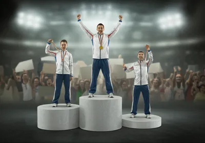 Illustration podiums - Image 1