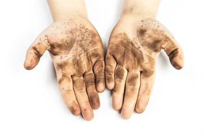 Illustration unwashed