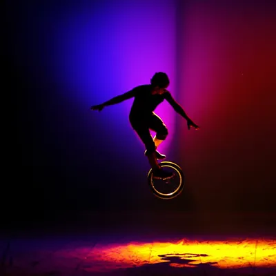 Illustration unicycle