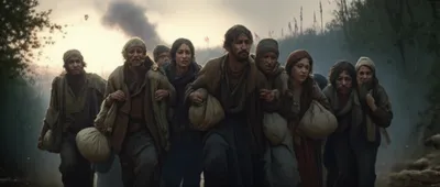 Illustration refugees - Image 1