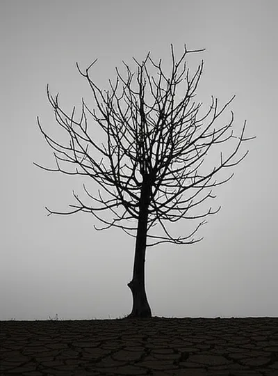 Illustration starving - Image 1