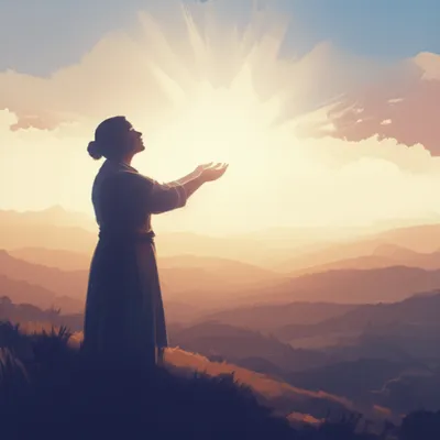 单词"believer"的视觉插图 - 信徒，信仰者。
