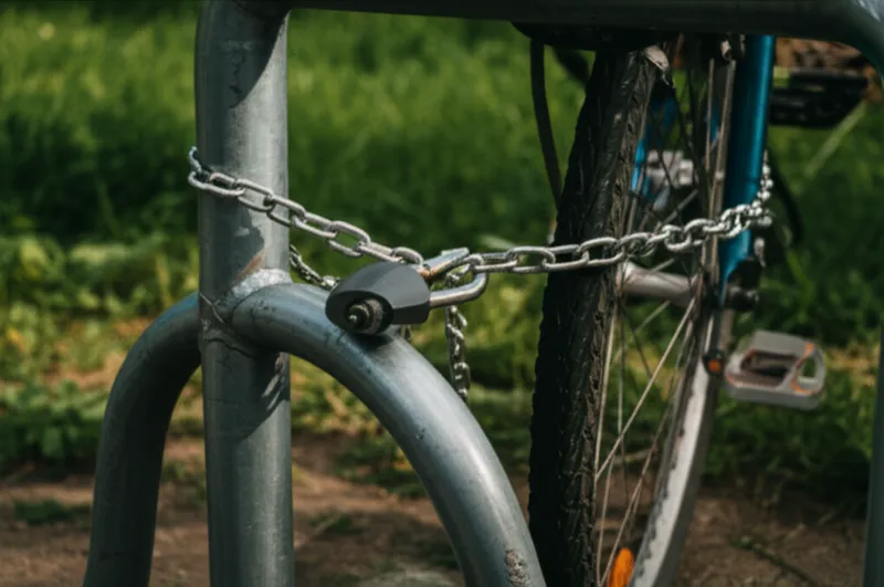 Visuelle Darstellung für das Wort „locked" - Verriegelt werden, verschlossen werden